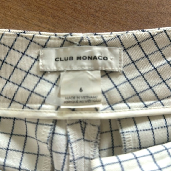 Club Monaco check pants 🟢 - Picture 3 of 6